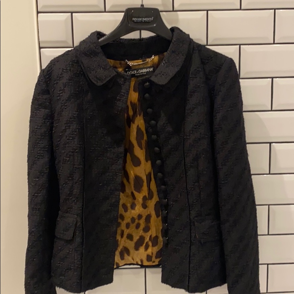 100% authentic Dolce  & Gabbana  black jacket